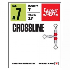 Вертлюги трехсторонние с бусиной Lj Pro Series Crosline 012