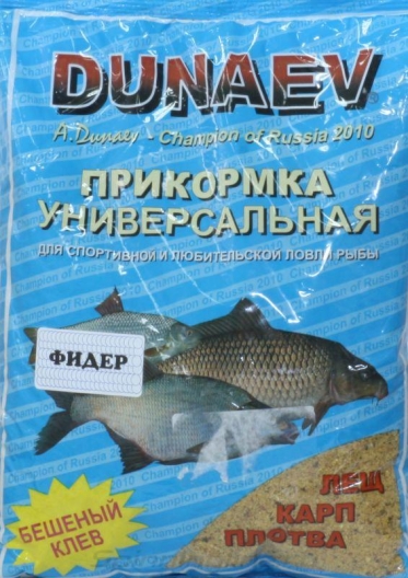 Прикорм Дунаев Фидер Универсальнвя 0.9 кг