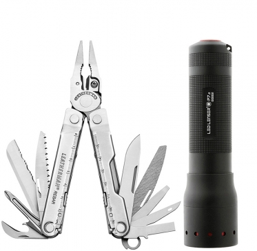 Набор мультитул Leatherman Rebar + фонарь LED Lenser P7.2 1205