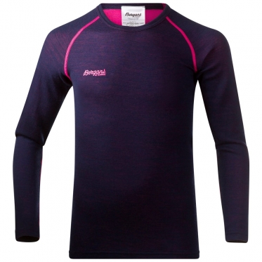 Термобелье для девочек Akeleie Youth Shirt 1872 цвет цвет Navy/Hot Pink