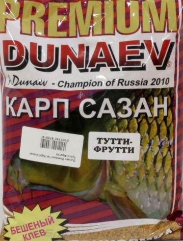 Прикорм Dunaev Premium Карп-Сазан Тутти-Фрутти 1кг
