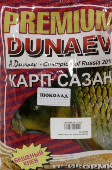 Прикорм Dunaev Premium Карп-Сазан Шоколад 1кг