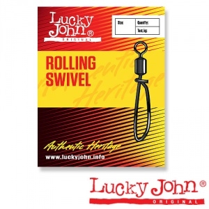 Вертлюги c застежкой Lucky John Rolling And Convenient 010 10шт.