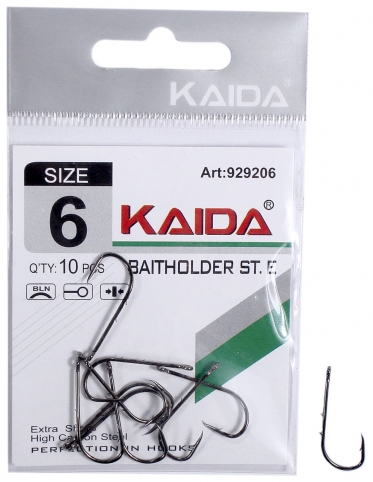 Крючки Kaida Baitholder №6 (10шт)