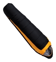 Спальный мешок ADVENTURE 500 XL R-zip (кокон -17С, 230Х85Х60 см)(цвет black/beige)