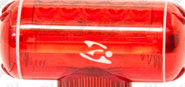 Задний фонарь (RHL-10) 4 режима работы, красная линза,с крепежем