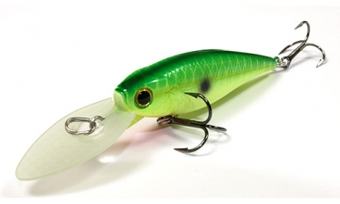 Воблер Lucky Craft Bevy Shad MK-ll 60DD-111 Peacock