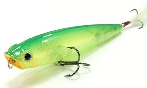 Воблер Lucky Craft Gunfish 115-123 Ghost Lime Chart