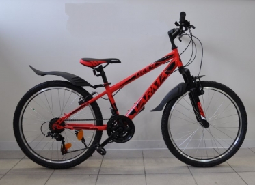 Велосипед VARMA LEO H 41 21 СК, 24, Р. 12,5,сталь красный