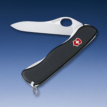 Нож Victorinox для спецслужб с фиксатором SENTINEL, 111 мм, чёрный