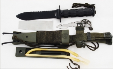 Нож Pirat HK5696 Аллигатор-2 для выживания