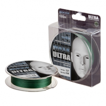 Леска плетёная AKKOI Mask Ultra 130m (dark-green)