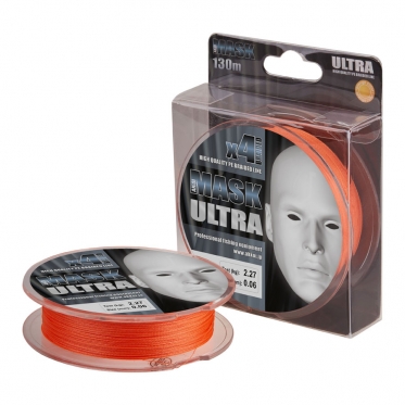 Леска плетёная AKKOI Mask Ultra 130m (orange)