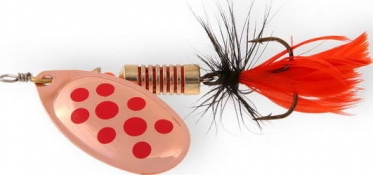 Блесна Norstream Aero Fly № 0 copper red dots 2,5гр