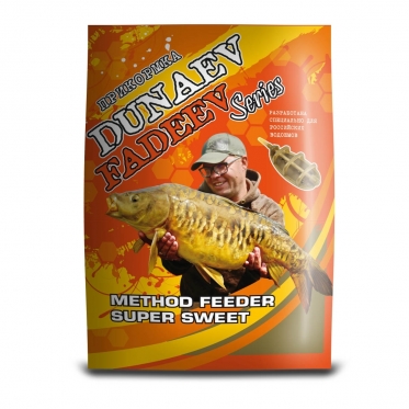 Прикормка Dunaev Fadeev 1кг Method Feeder Super Sweet