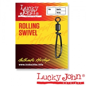 Вертлюги c застежкой Lucky John Rolling And Convenient 006 10шт.