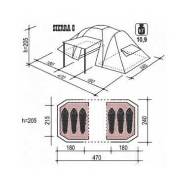Палатка Indiana Sierra 6