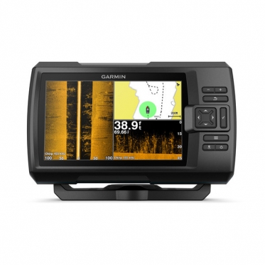 Рыбопоисковый эхолот Garmin Striker Plus 7sv с транцевым трансдьюсером GV52HW-TM Б/У