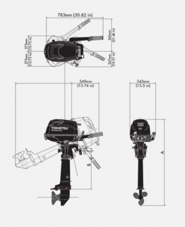 Лодочный мотор Tohatsu MFS 6 SailPro