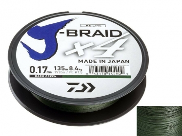 Шнур Daiwa J-Braid X4 Dark Green