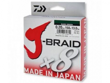 Шнур Daiwa J-Braid X8 Dark Green