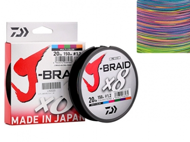 Шнур Daiwa J-Braid X8 Multicolor