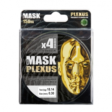Плетеный шнур AKKOI Mask Plexus X4-150 Green