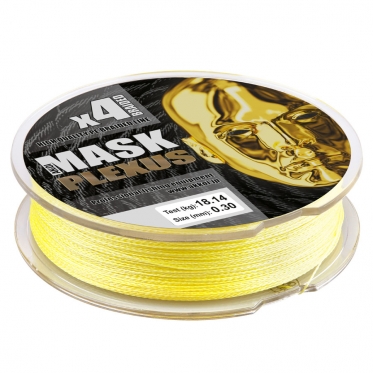 Плетеный шнур AKKOI Mask Plexus X4-150 Yellow