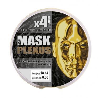 Плетеный шнур AKKOI Mask Plexus X4-150 Yellow