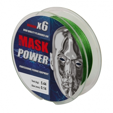 Плетеный шнур AKKOI Mask POWER X6-150 Dark-green