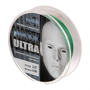 Плетеный шнур AKKOI Mask Ultra X4-130 Green