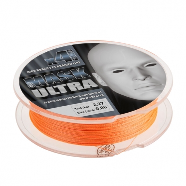 Плетеный шнур AKKOI Mask Ultra X4-130 Orange