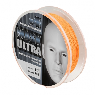 Плетеный шнур AKKOI Mask Ultra X4-130 Orange