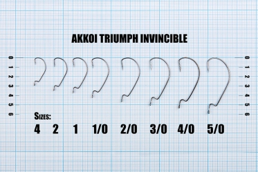 Офсетные крючки AKKOI Triumph INVINCIBLE №1