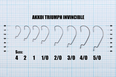 Офсетные крючки AKKOI Triumph INVINCIBLE №2