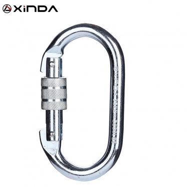Карабин Xinda стальной овальный Xinda XD-Q9606 (серебряный)