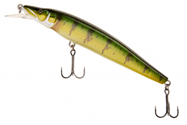 Воблер Adusta Jerk Spiker 130SP 19гр. цв. #021 Yellow Perch