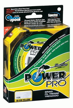 Шнур PowerPro 135м цвет желтый