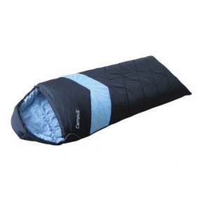 Спальный мешок Campus ADVENTURE 300SQ L-zip от -8 град.(одеяло) (цвет black700/lt.blue802)