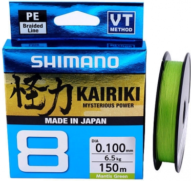 Шнур Shimano Kairiki PE 150м